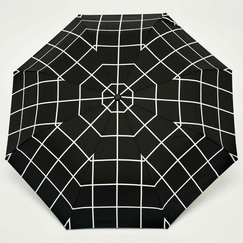 .Black Grid Compact Duck Umbrella - Original Duckhead
