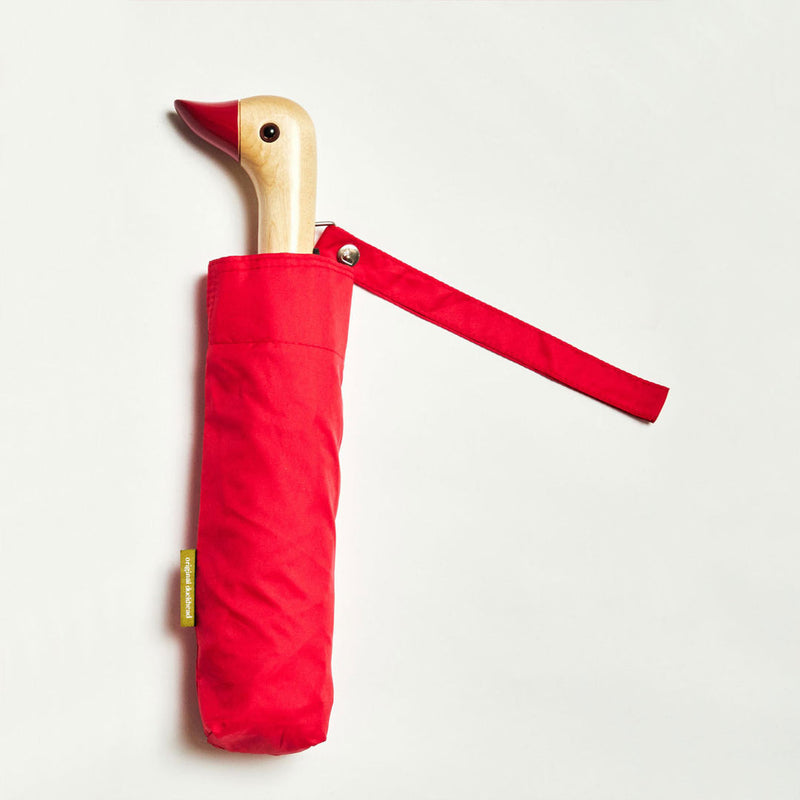 Tomato Red Eco-Friendly Compact Duck Umbrella - Original Duckhead