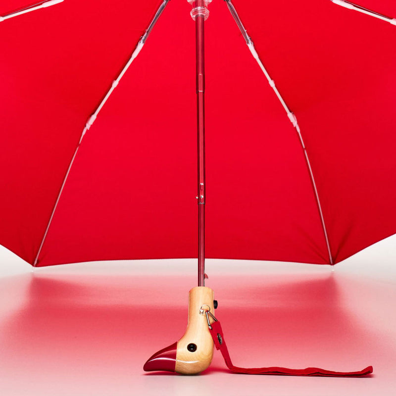 Tomato Red Eco-Friendly Compact Duck Umbrella - Original Duckhead