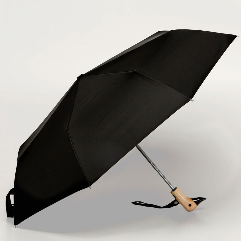 Black Eco-Friendly Compact Duck Umbrella – The Sustainable Marketplace