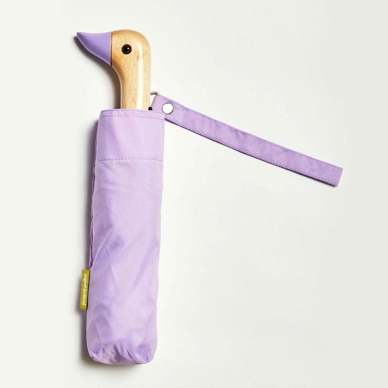 Lilac Eco-Friendly Compact Duck Umbrella