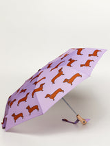 Dachshund Dog Lilac Eco-friendly Compact Duck Umbrella