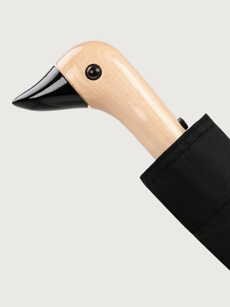 Black Eco-Friendly Compact Duck Umbrella Original Duckhead