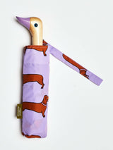 Dachshund Dog Lilac Eco-friendly Compact Duck Umbrella Original Duckhead
