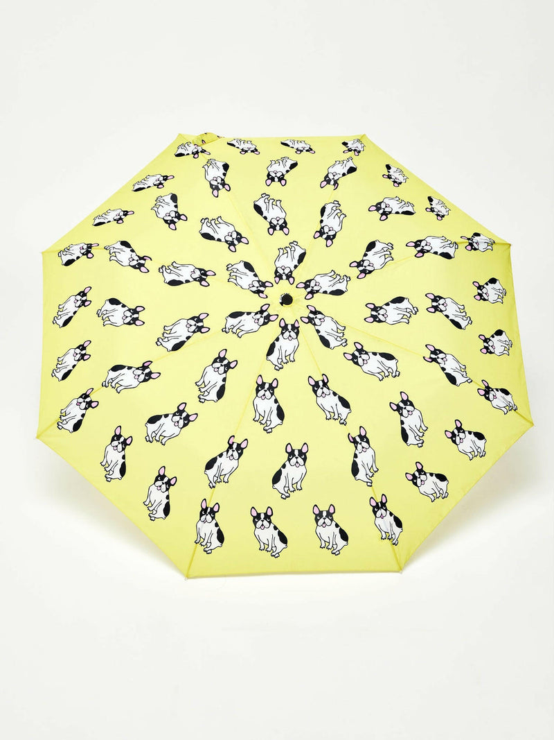 French Bulldog Yellow Eco-Friendly Compact Duck Umbrella Original Duckhead