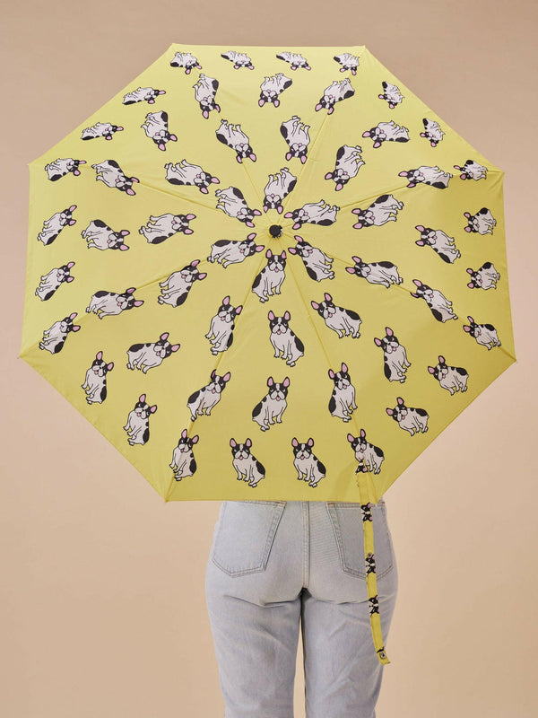 French Bulldog Yellow Eco-Friendly Compact Duck Umbrella Original Duckhead