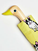 French Bulldog Yellow Eco-Friendly Compact Duck Umbrella Original Duckhead