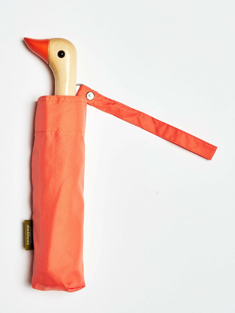 Peach Eco-Friendly Compact Duck Umbrella Original Duckhead