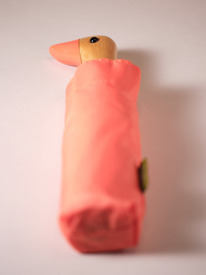Peach Eco-Friendly Compact Duck Umbrella Original Duckhead