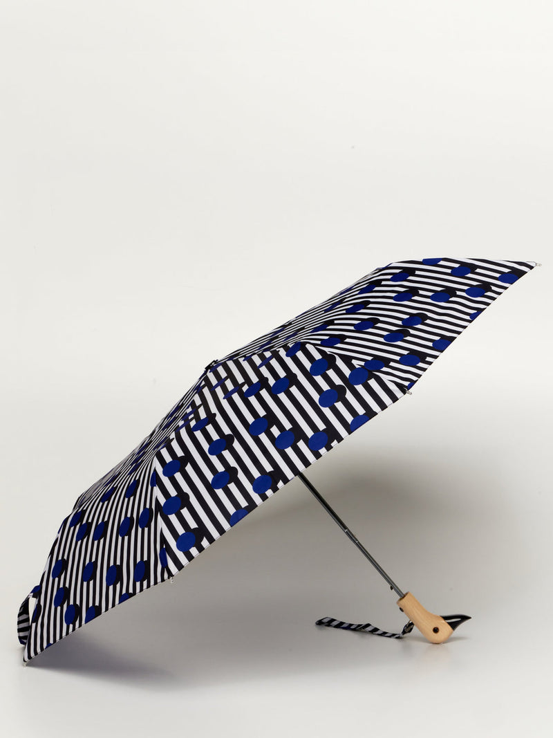 Polkastripe Eco-Friendly Compact Duck Umbrella - Original Duckhead