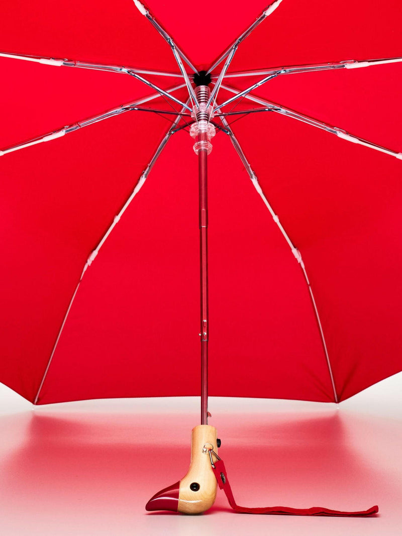 Red Eco-Friendly Compact Duck Umbrella Original Duckhead