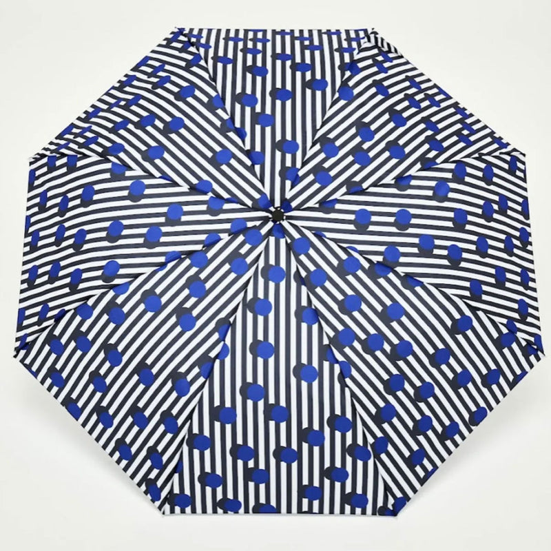 Polkastripe Eco-Friendly Compact Duck Umbrella - Original Duckhead