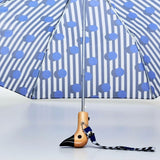 Polkastripe Eco-Friendly Compact Duck Umbrella