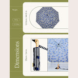 Polkastripe Eco-Friendly Compact Duck Umbrella