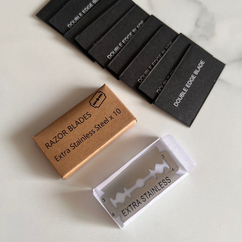 Refill Pack of Safety Razor Blades - Pack of 10