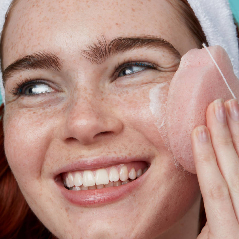 Bear Ear Buff - Cherry Blossom Infused Konjac Sponge