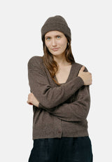 Vilnius Beanie_Brown Melange_2
