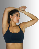 Orca Black Strappy Sports Bra