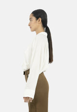 Siena Batwing Sleeve Shirt-Creme