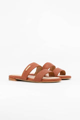 Capri Sandals in Canela Brown