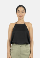 Vancouver Slip Top-BLACK