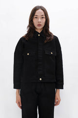 Arizona - Sustainable Denim Jacket - Celeste Black