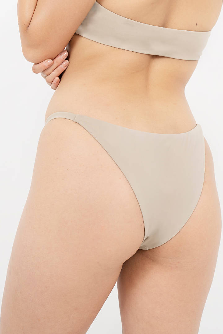 Crete Bikini Bottom in Sand Brown