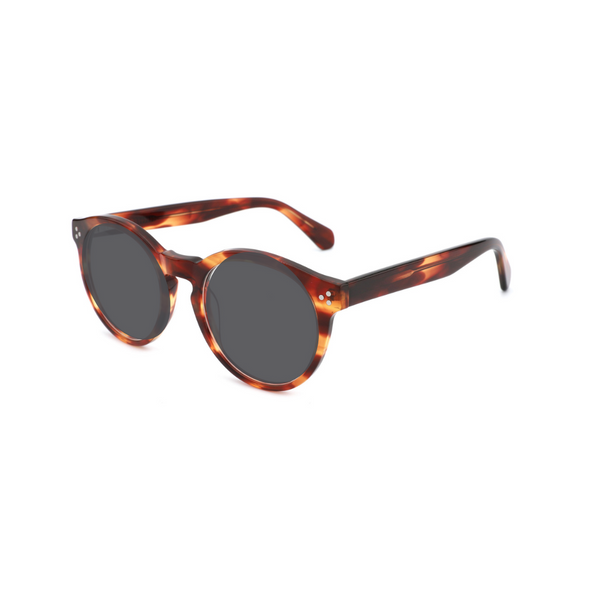 Avery Round Acetate Sunglasses