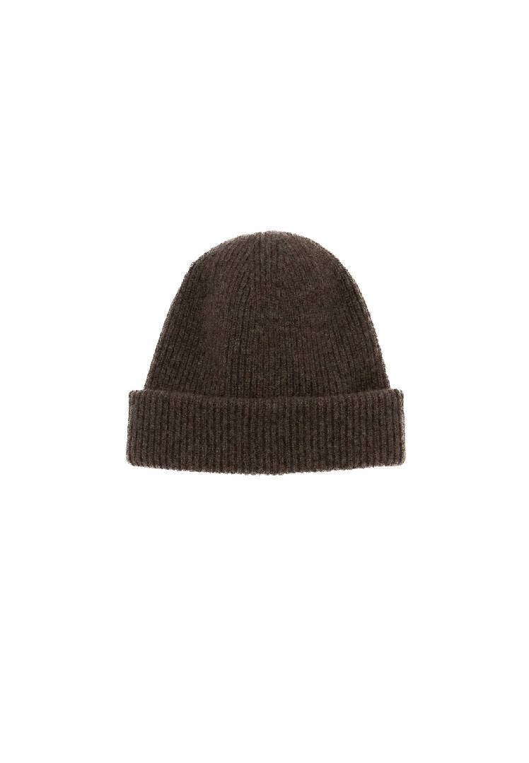 Vilnius Beanie_Brown Melange_0