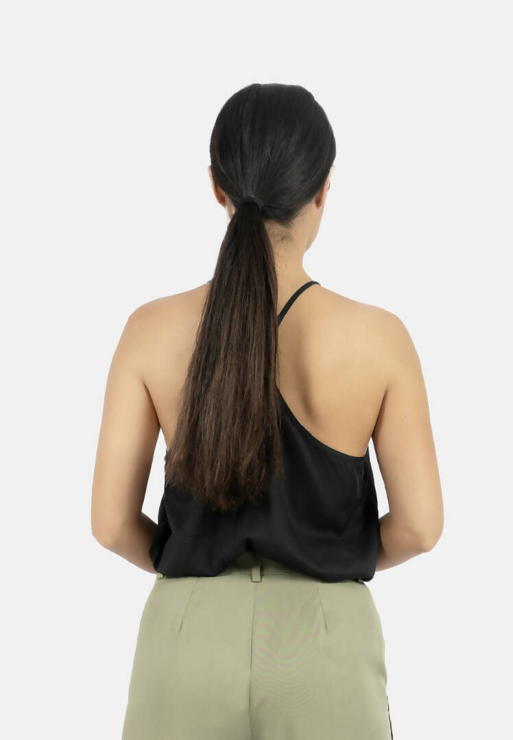 Vancouver Slip Top-BLACK