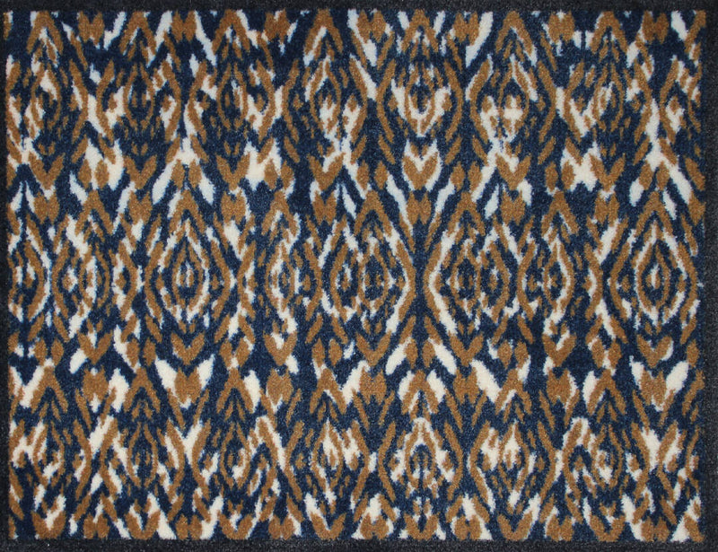 Shaded Ikat - Sustainable Recycled Washable Eco Doormat (64x83cm)