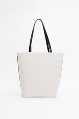 Monte Carlo Organic Cotton Tote Bag in White Dove