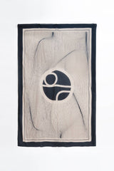 Biarritz TENCEL™ Modal Beach Sarong in Mix Sand & Oyster Black
