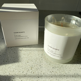 Clear Quartz Crystals Soy Candle with box - Pandora and Lychee