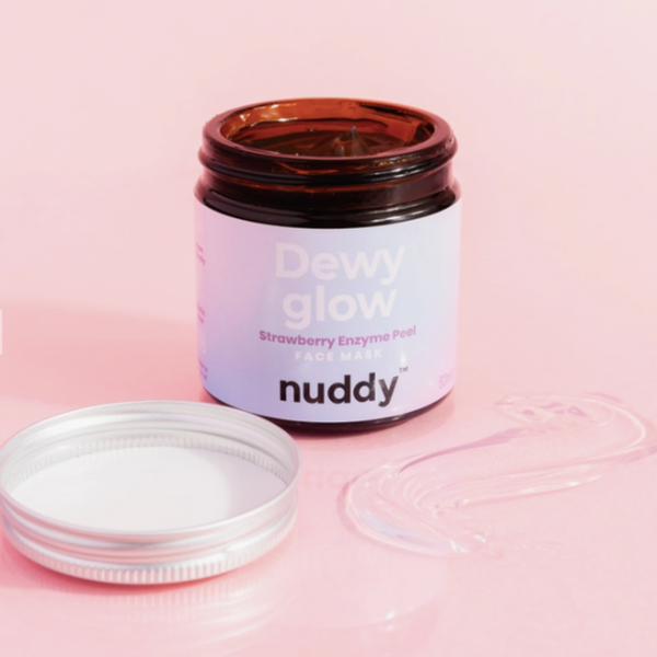 Nuddy Anti Blemish & Scar Repair Strawberry Enzyme Peel Face Mask