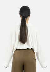 Siena Batwing Sleeve Shirt-Creme