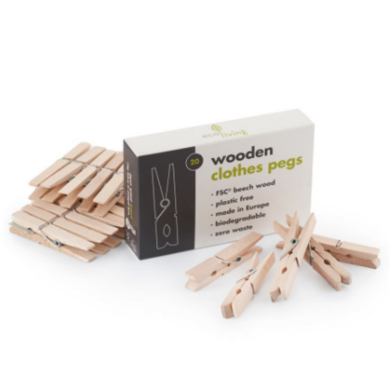 Wooden Clothes Pegs (FSC 100%)