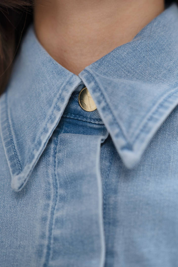 San Francisco - Sustainable Denim Boilersuit - Sky Blue