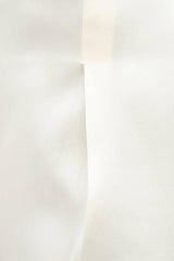 Manila Silk Tailored Shorts in Pearl White