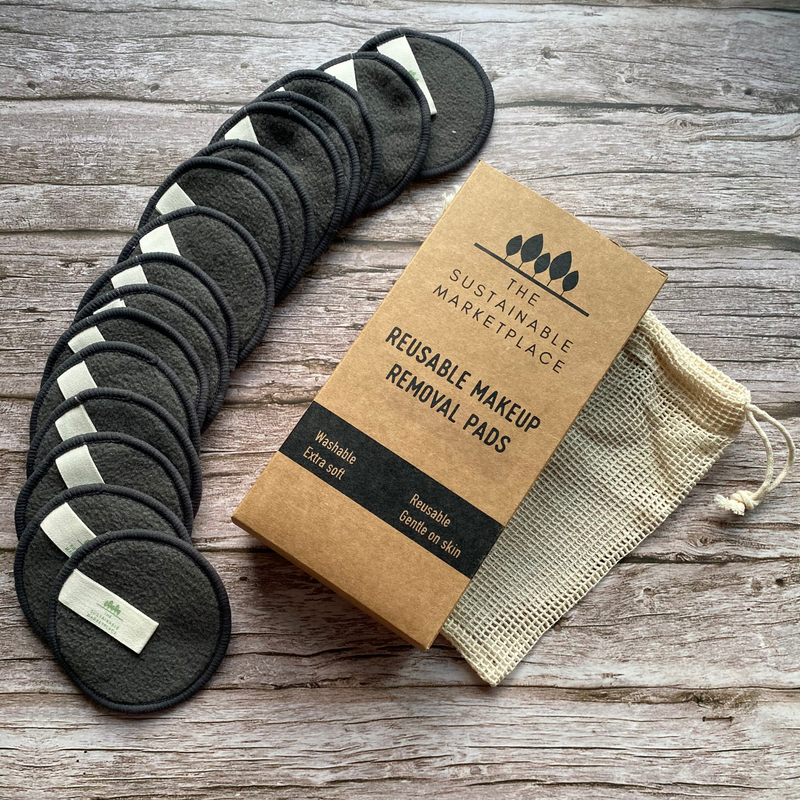 Bamboo Charcoal Reusable Face Pads The Sustainable Marketplace