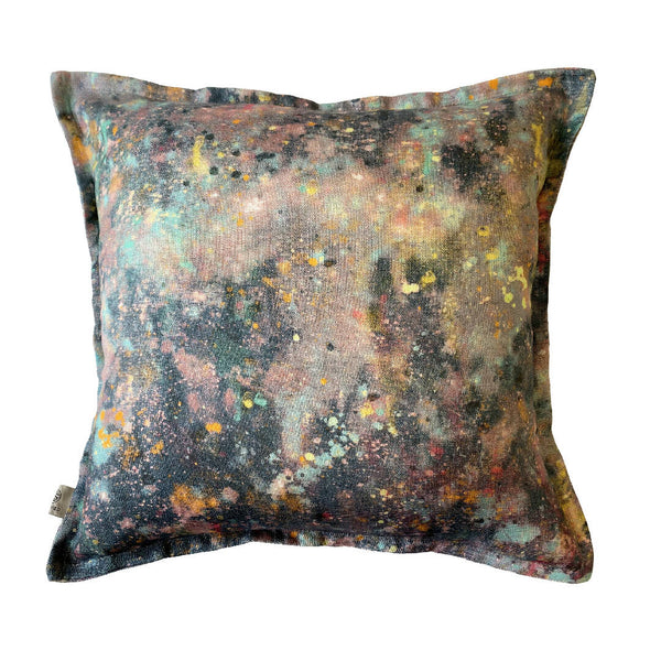 Luxury Irish Linen 40cm Osmosis Multi Coloured Vibrant Square Cushion