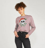 Ladies Eco & Vegan Friendly 100% Organic Cotton Sweatshirt - Christmas