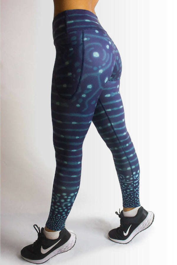 Whale Shark Print Leggings