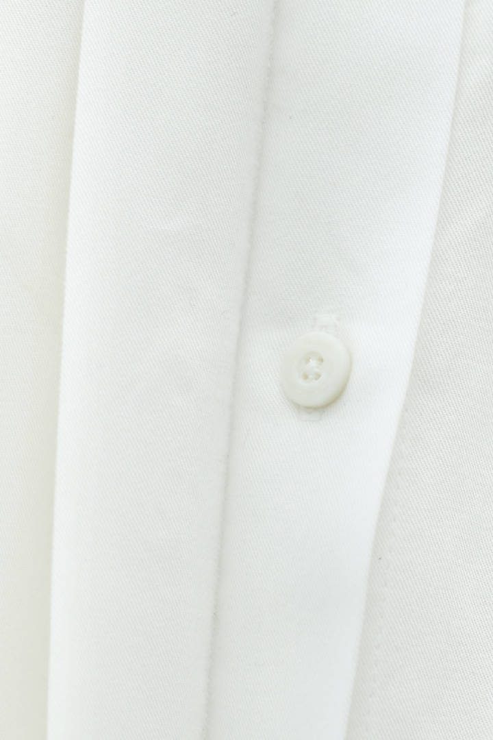 Seville TENCEL™ Oversized Midi Dress in Porcelain White