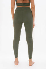 Munich - PYRATEX® Organic Cotton Leggings - Green Ash