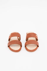 Capri Sandals in Canela Brown