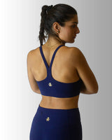 Bluefin Navy Blue Strappy Sports Bra