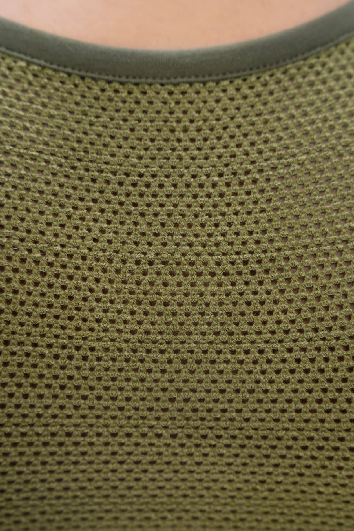 Boston - PYRATEX® Organic Cotton Open Back Bra Top - Green Ash