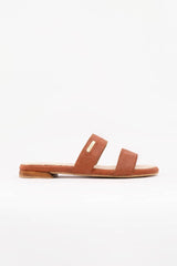 Capri Sandals in Canela Brown