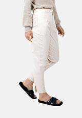 Salo QVD -Tapered Trousers-Egret